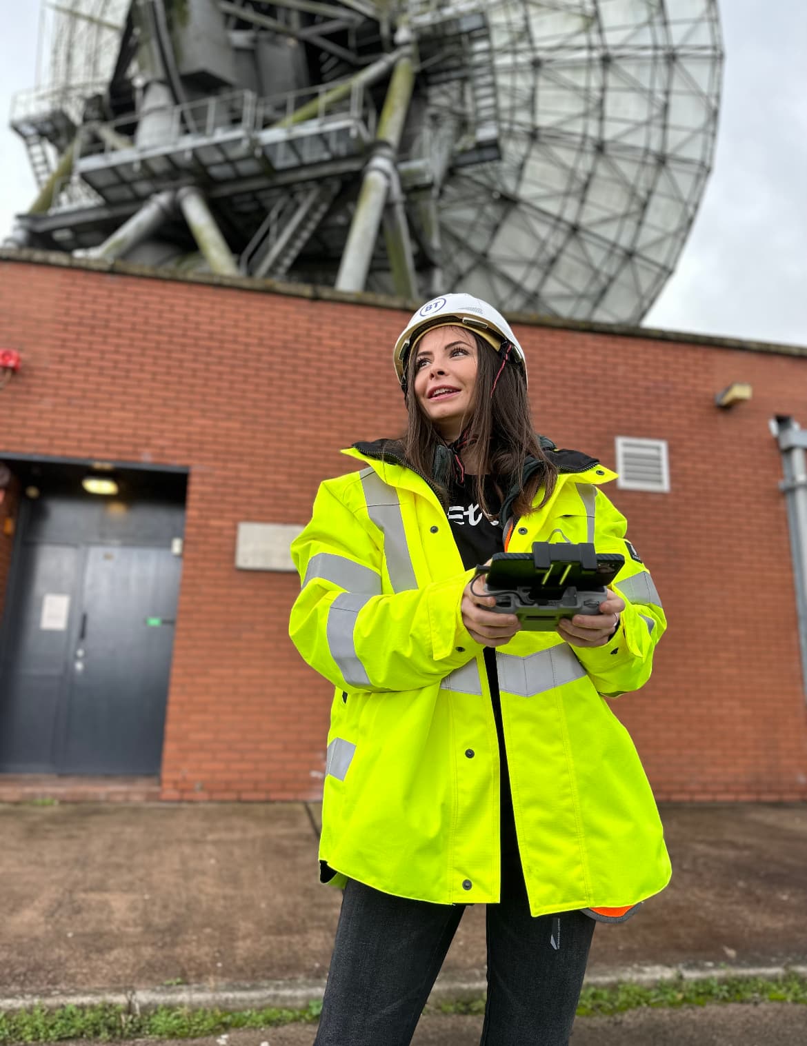 BT Drones pilot in field
